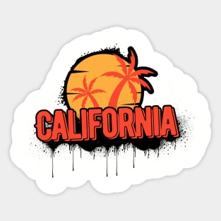 California street Sticker